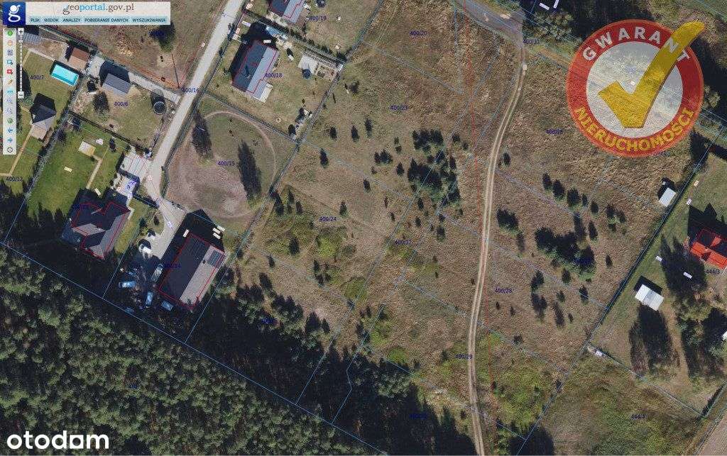 Okazja !!! Malownicza Działka Blisko Lasu !!! - Pełny obrazek: 4/4