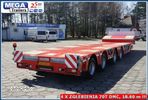 Mega Niskiepodwozie 18.6 m rozsuw,  ZAGŁEBIENIA na 4 koła, MEGA Trailers, Ład. 58 TON !!! - 10