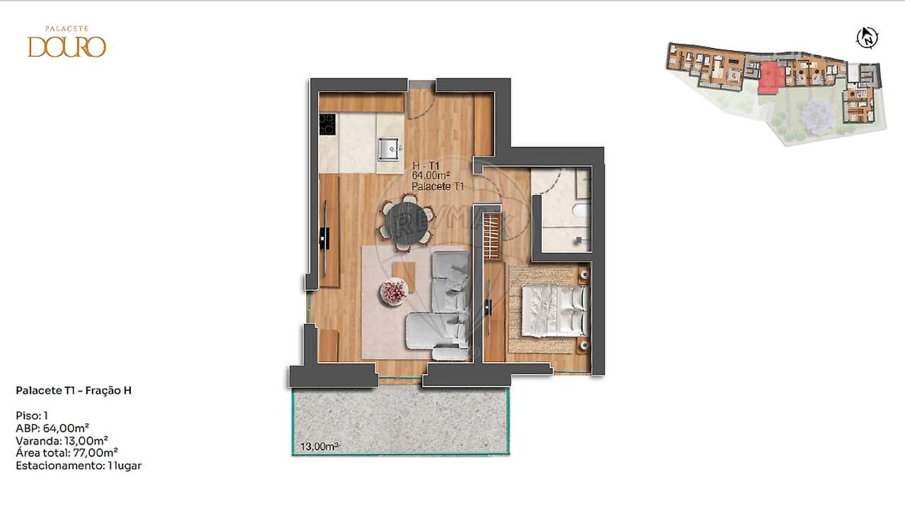 Apartamento T1 para venda-12