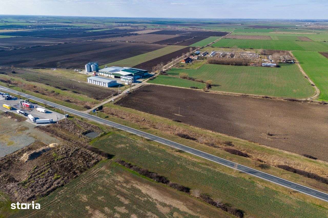 IN EXCLUSIVITATE!!! Teren de vanzare in Pecica E68 langa autostrada - Imagine principală: 5/11