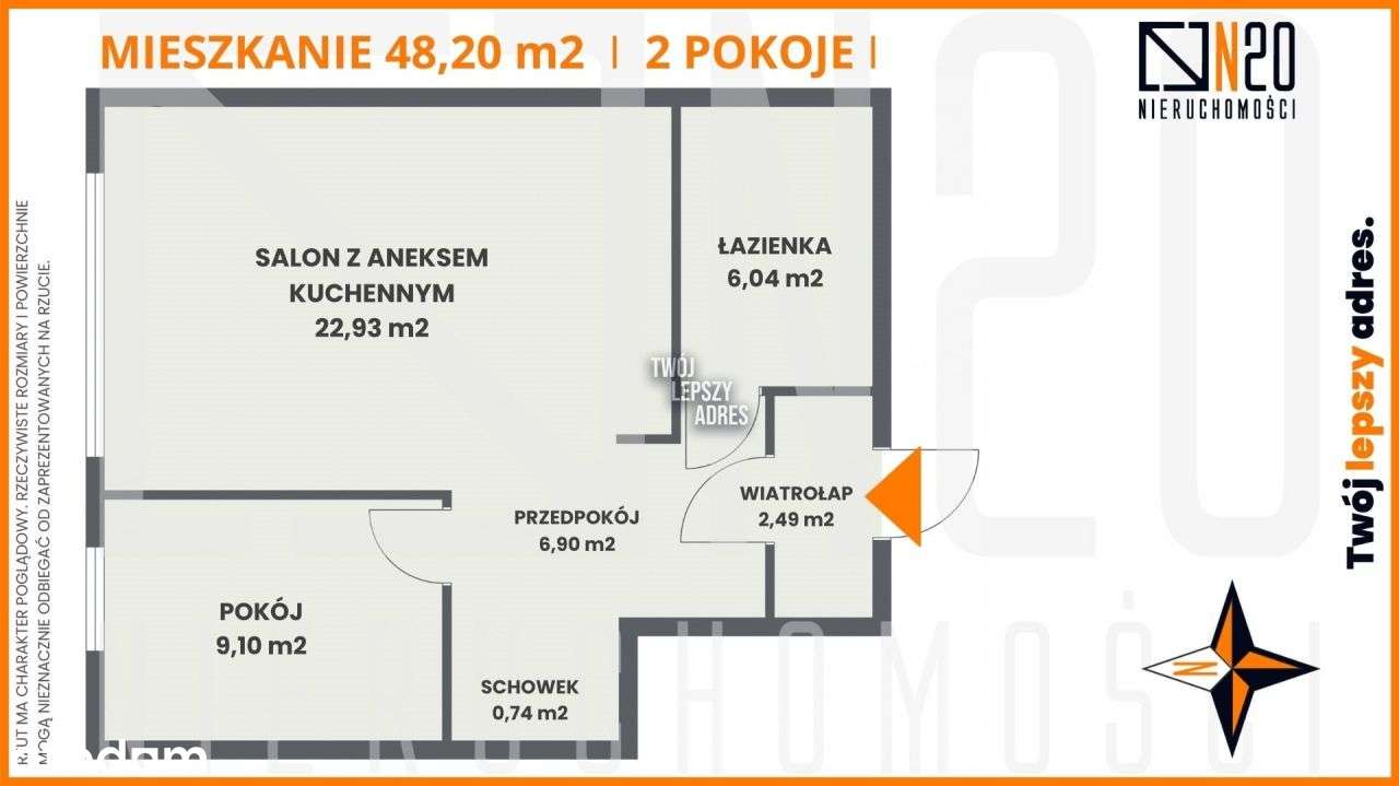 Nowe kameralne 2 pok. mieszkania 48 m2-3