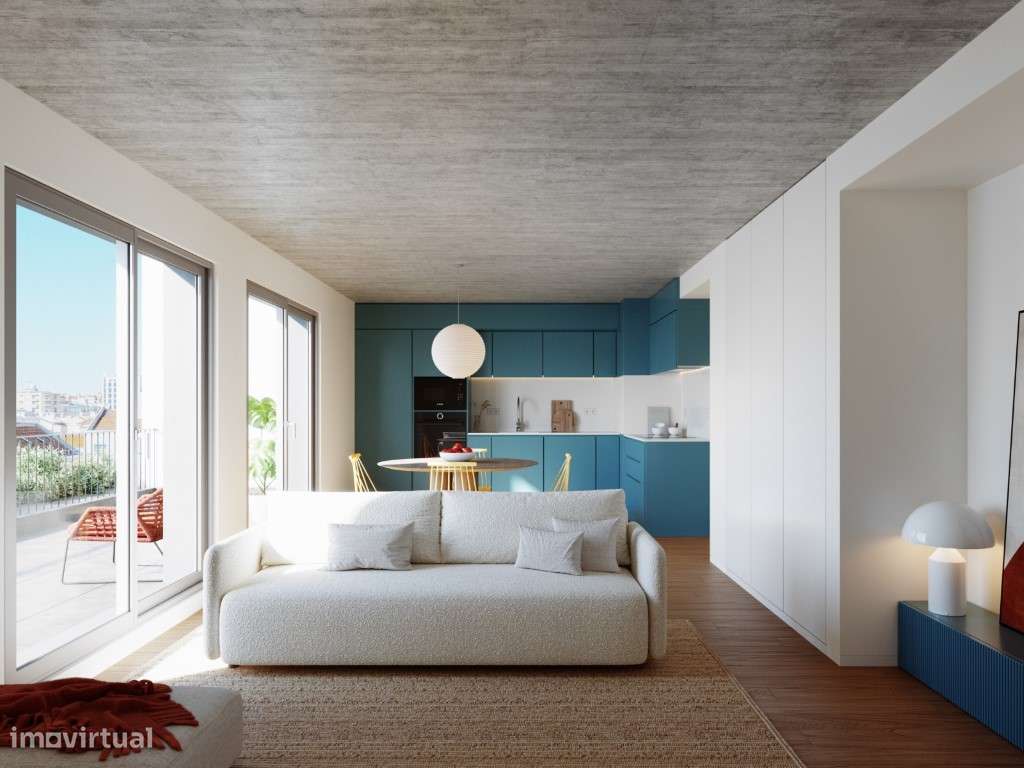 Apartamento T2, varanda e estacionamento, Arroios - Lisboa - Grande imagem: 4/14