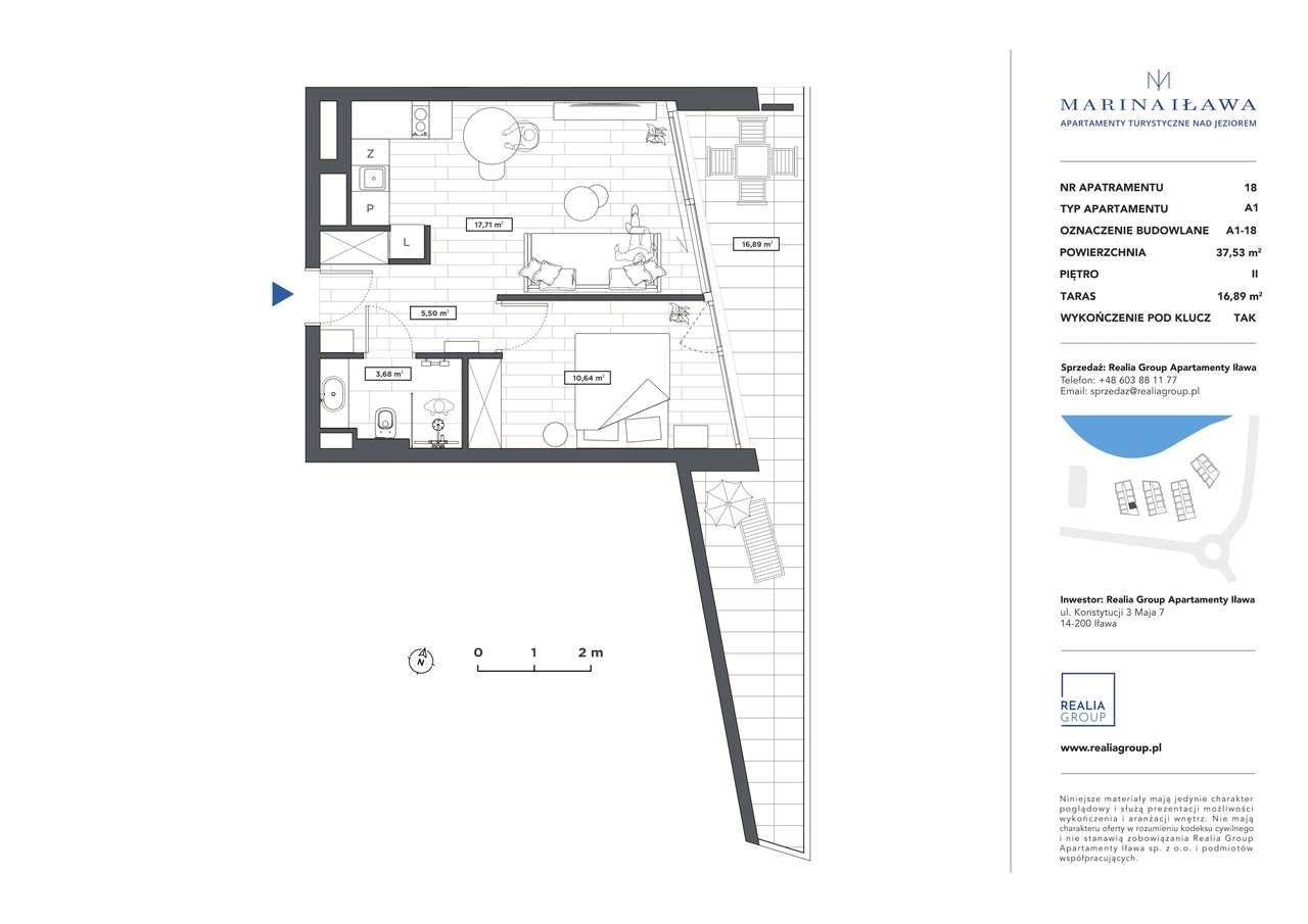 Marina Iława Apartamenty | apartament 18 - Pełny obrazek: 5/15