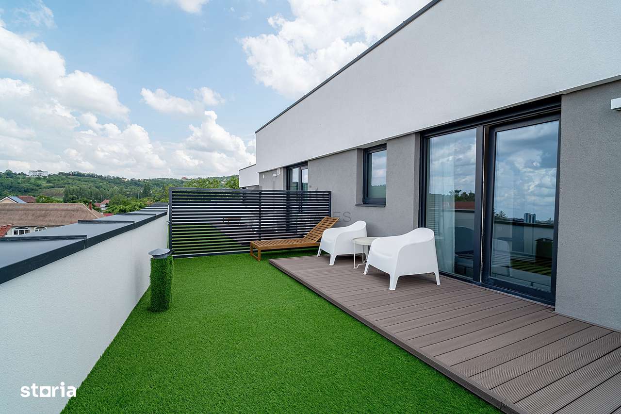 Apartament cu 2 camere de inchiriat EAS cu o terasa de 44 mp - Imagine principală: 5/16