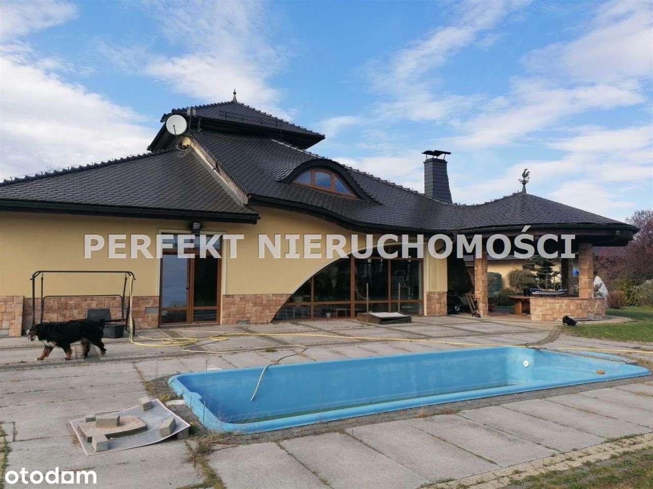 Rezydencja z basenem ,7 pokoi , działka 3000m2