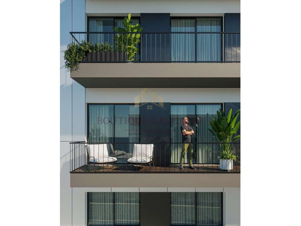 Apartamento T3 condomínio com piscina á beira mar - Madalena - Grande imagem: 4/24