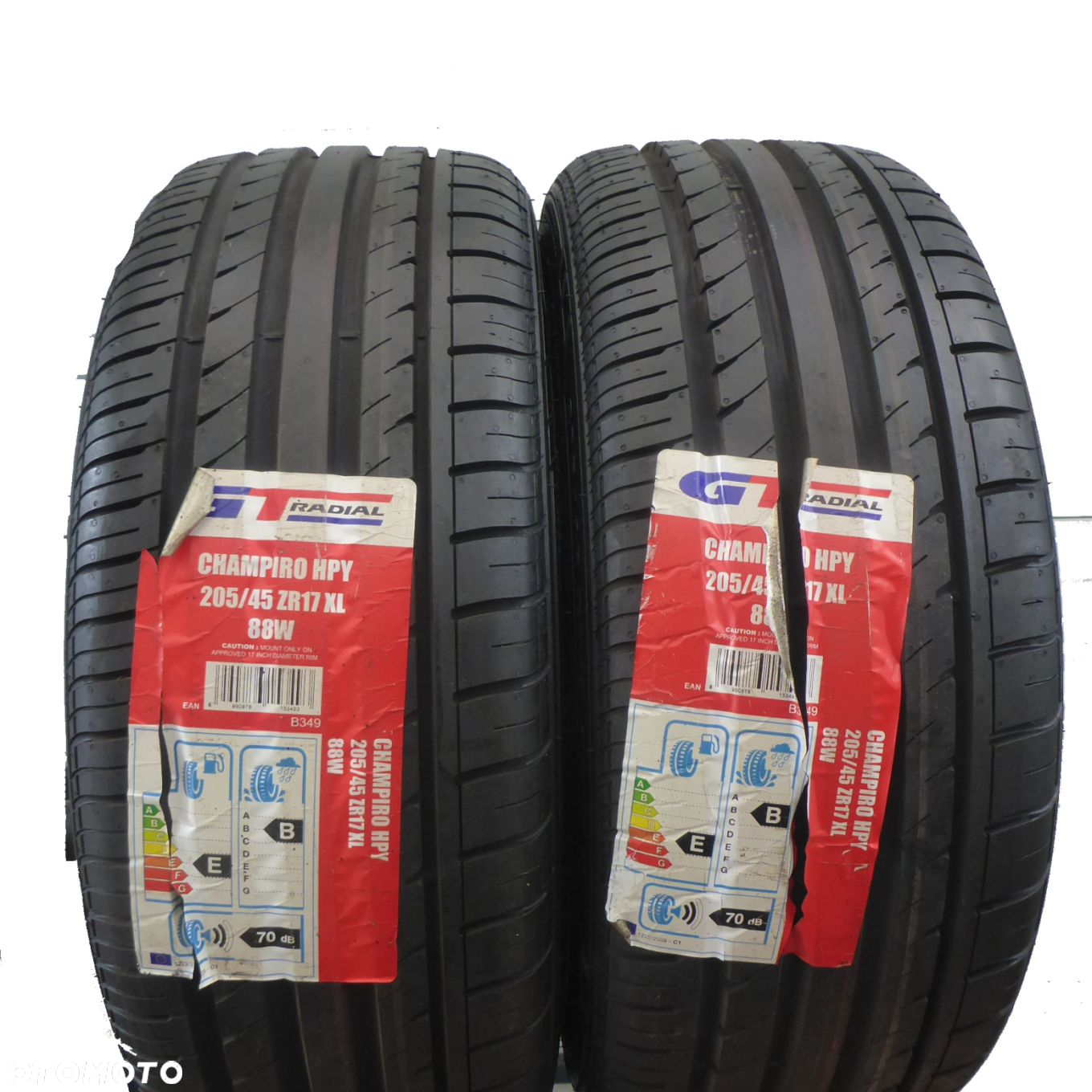 4 x GT RADIAL 205/45 ZR17 88W XL Champiro HP Y Lato 2012 Nieużywane - 5