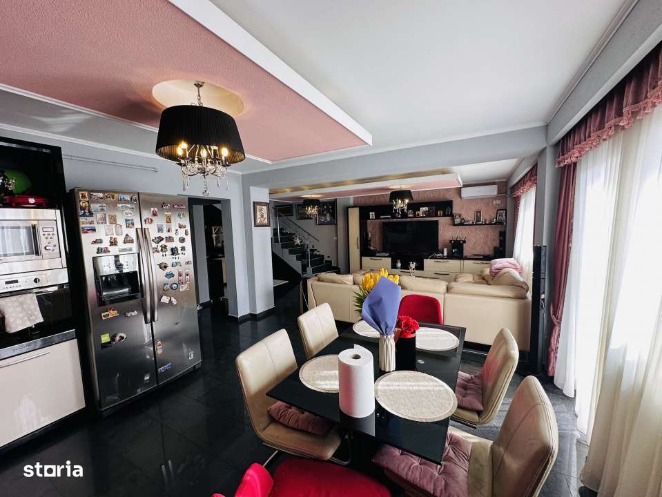 Duplex 3 camere, mobilat utilat utra-lux, 147 mp, Rosu, Militari Resid-2