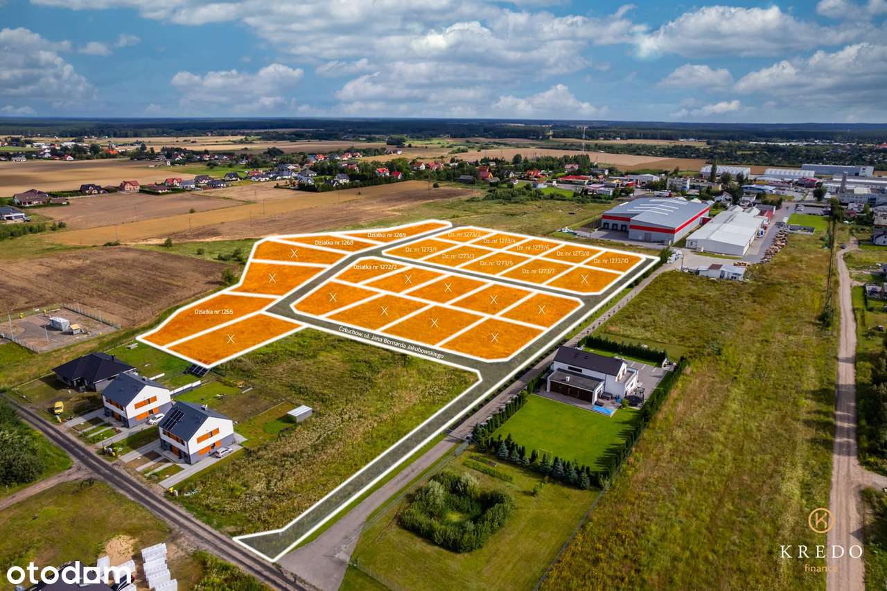 Działki budowlane w Człuchowie 99 zł m2 - Pełny obrazek: 1/5