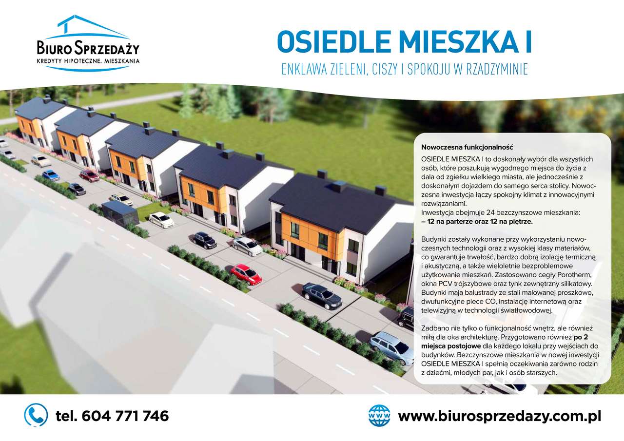 4 POKOJE+2MP+OGRÓDEK-GOTOWE DO WYKOŃCZENIA - Pełny obrazek: 5/9