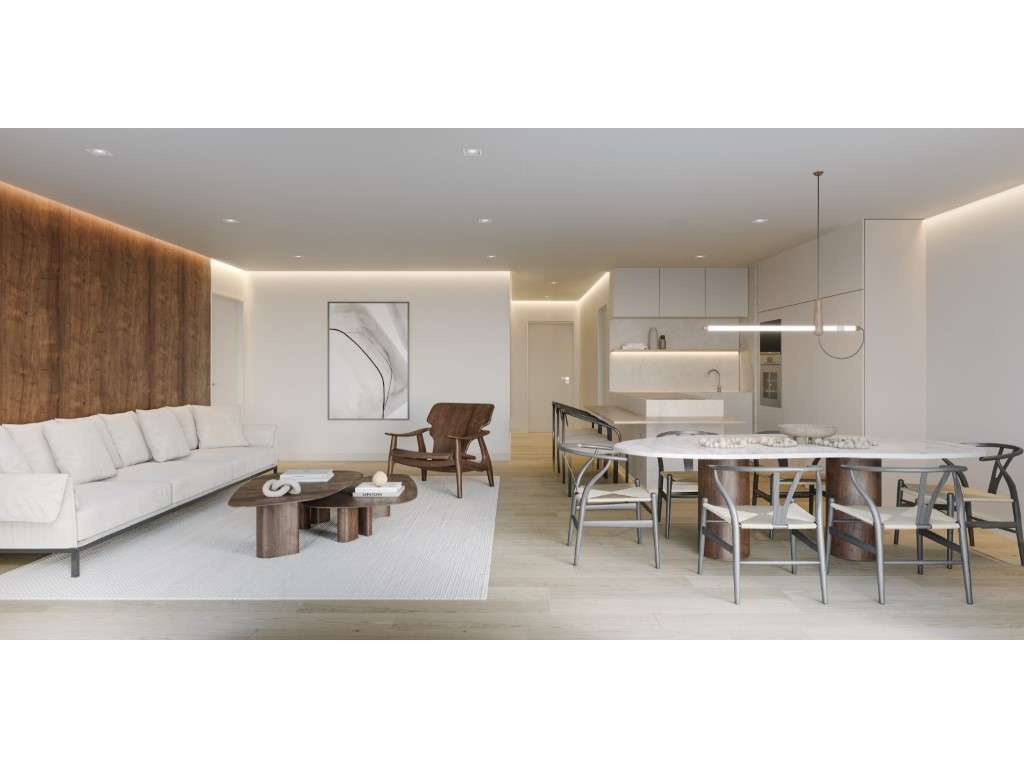 Apartamento T3 com garagem em palacete renovado em Lisboa - Grande imagem: 3/32