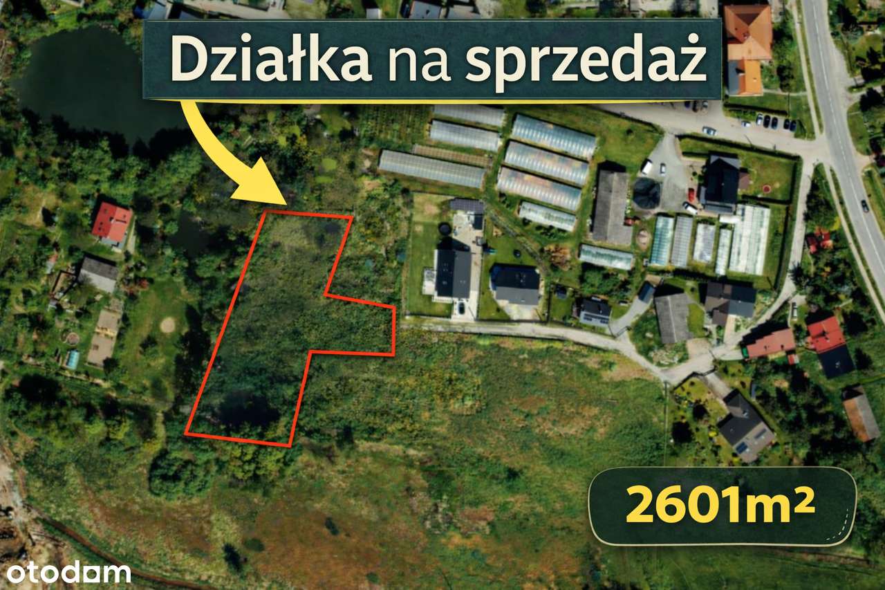 Działka budowlana 2601m2 - MPZP, spokojna okolica, udziały w drodze-0