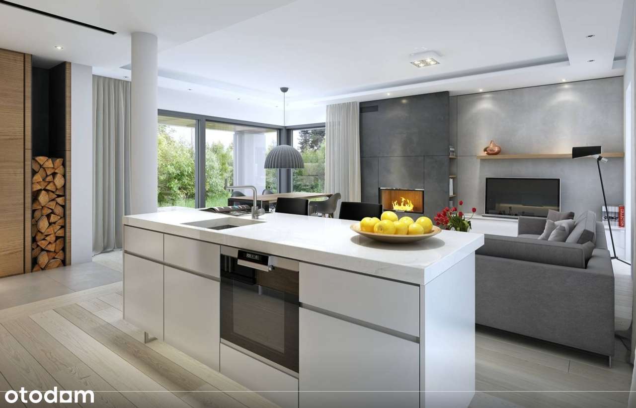 Nowoczesny przytulny dom parterowy na obrzeżach W-wy działka 750 m2 - Pełny obrazek: 5/20