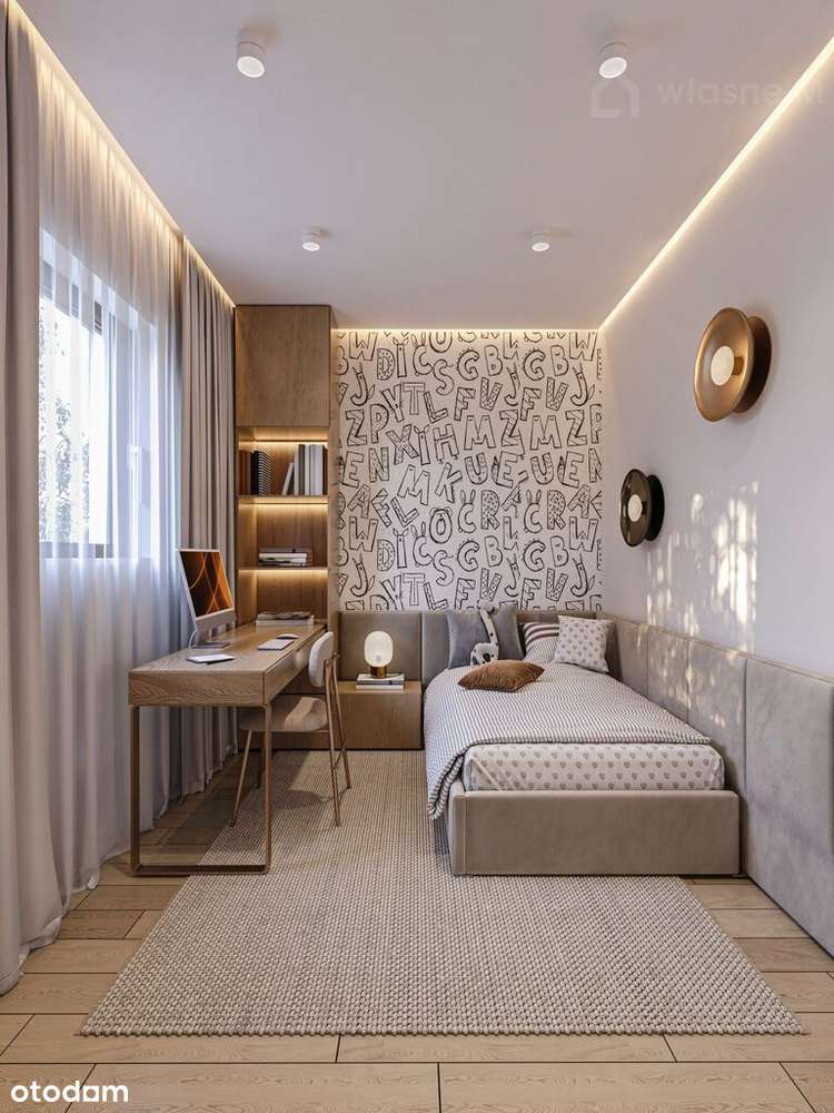 Duży balkon 8m ✅ ogrzewanie podłogowe ✅ strych 18m-12