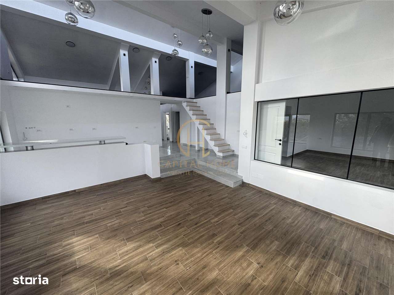 Vila single, arhitectura moderna, 1500 mp teren, beci-14