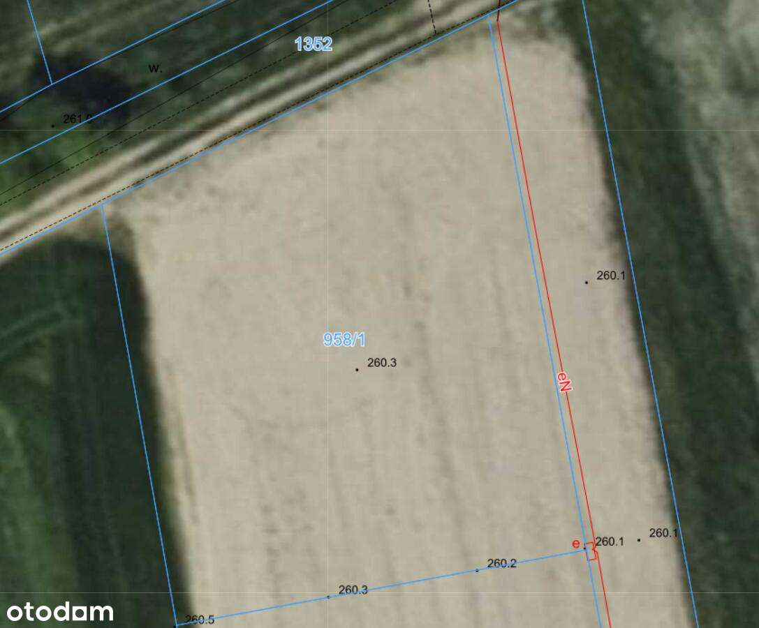 Działka budowlana 1082 m² w Kamienicy – uzbrojona, gotowa pod zabudowę-1