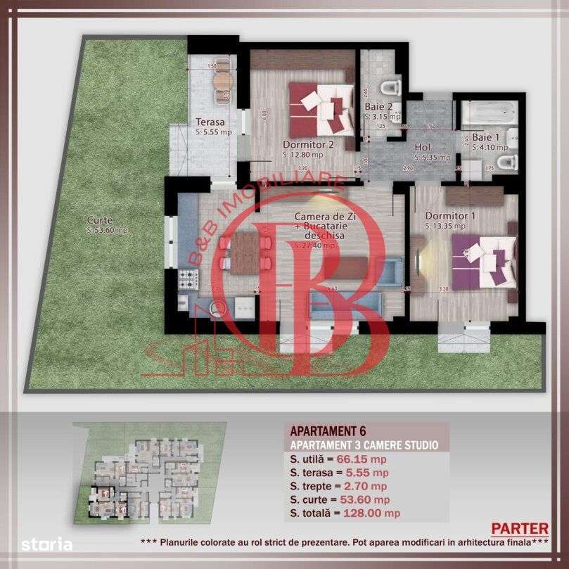 3 camere -gradina proprie Metrou Nicolae Teclu