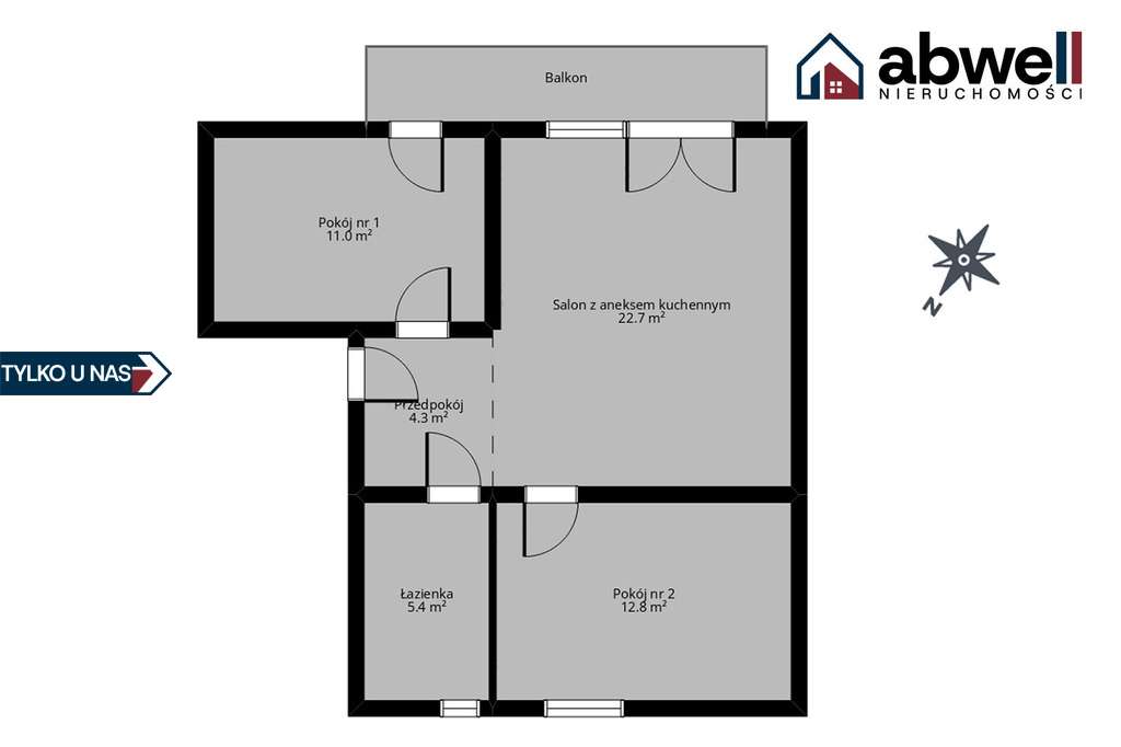 3 pokoje z klimatyzacją w Wieliczce! Stan dewelop.-3