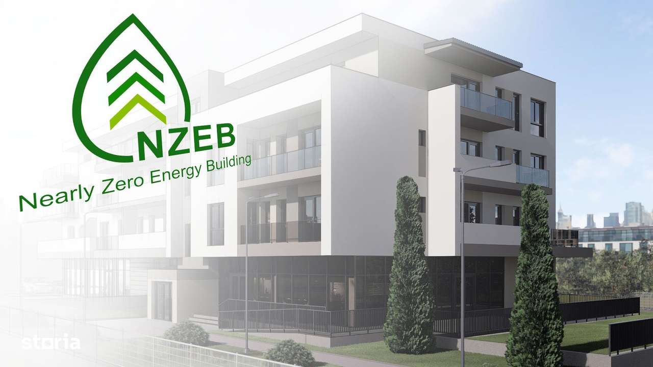 Apartament 3 camere în ansamblu NZEB, 66+22 mp, de la dezvoltator - Imagine principală: 1/3