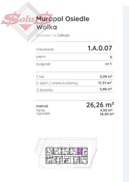 Kawalerka z ogródkiem i miejscem parkingowym-5