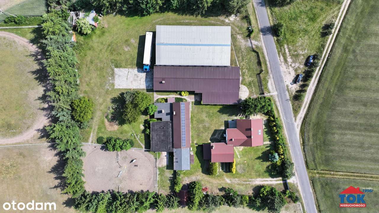 Nieruchomość z kompleksem stajennym i ujeżdżalnią, Głodowo gm. Golina-4