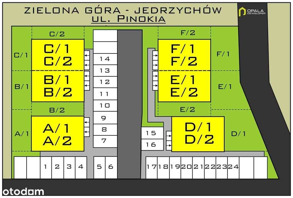 Apartamenty Jędrzychów Zielona Góra ul. Pinokia-8