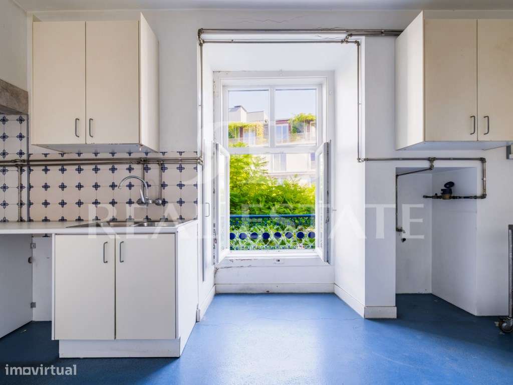 T3+2 na ESTRELA / Santos-o-Velho, centro de Lisboa.-37