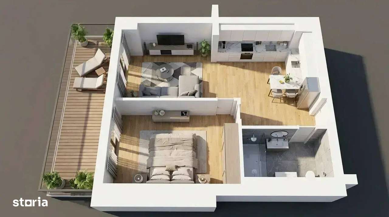 2 Camere | Finisaje Lux | Smart Home | Complex Barrio - Unirii