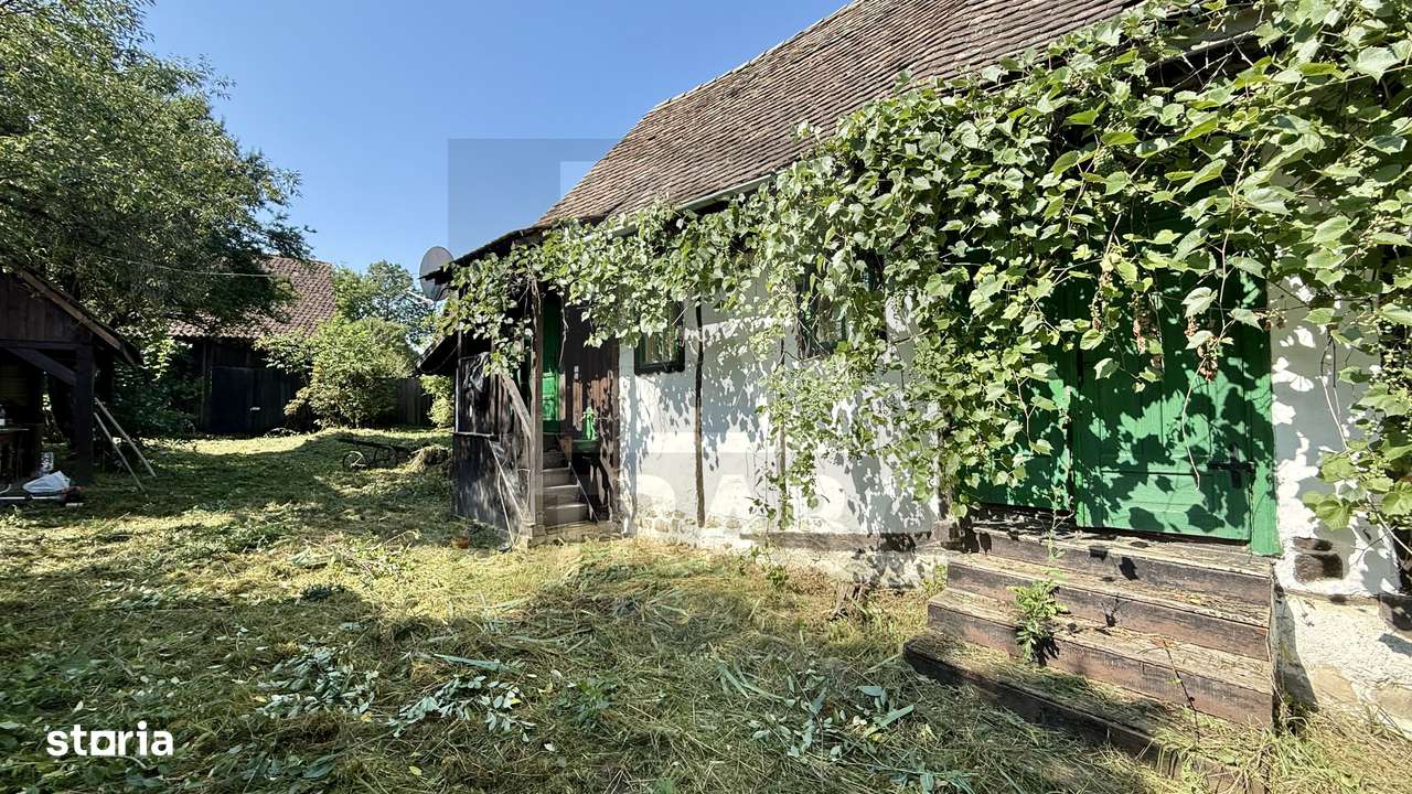 Casă unică de vânzare în Viscri la doar 250 m de casa regelui Charles-15