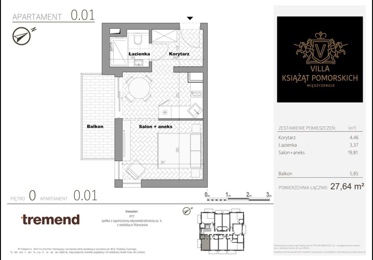 Wyjątkowy apartament blisko morza | 29 m2 | Villa Książąt Pomorskich-17