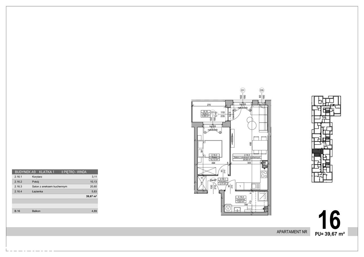 2-pokojowe mieszkanie 39m2 + balkon Bezpośrednio - Pełny obrazek: 2/7
