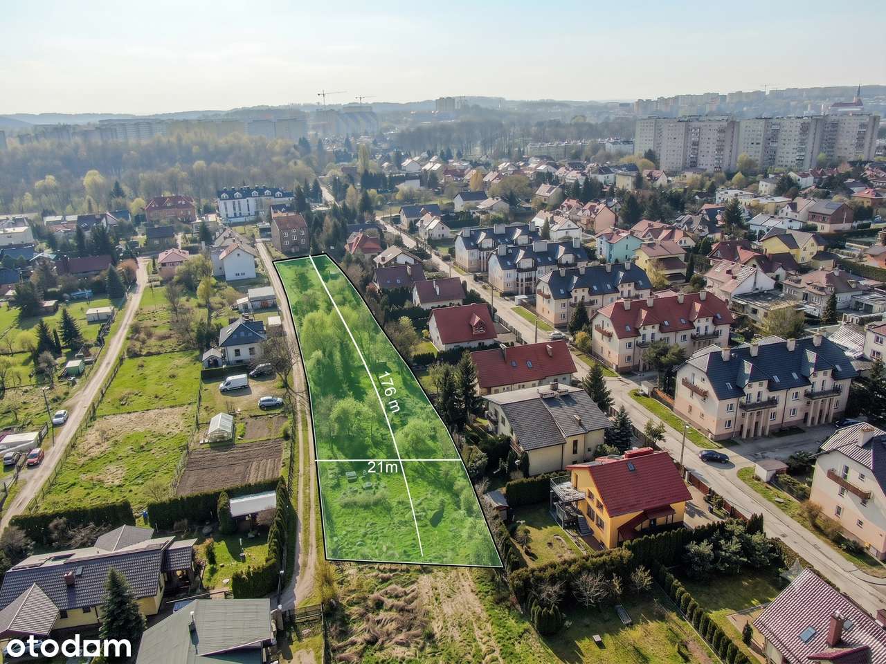Działka inwestycyjna 36 ar. Prokocim. 1530 PUM - 18 lokali. Bliźniaki