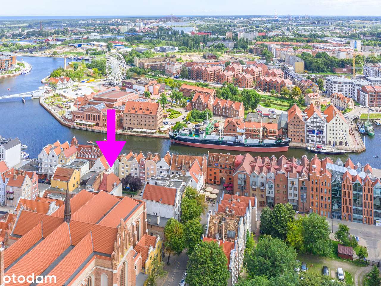 UNIKAT Ścisła Starówka Przy Motławie! WYSOKIE 3 pok z duszą! Cegła 0%-18