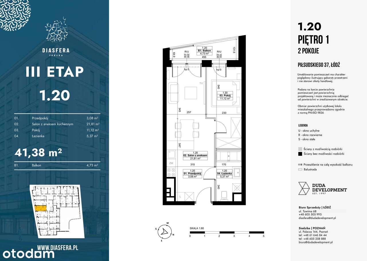 Dwa pokoje, świetna lokalizacja w centrum! PROMOCJA-4