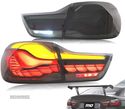 FAROLINS OLED PARA BMW SERIE 4 F32 F33 F36 F82 13-18 LIGHT BAR LED VERMELHO FUMADO - 4