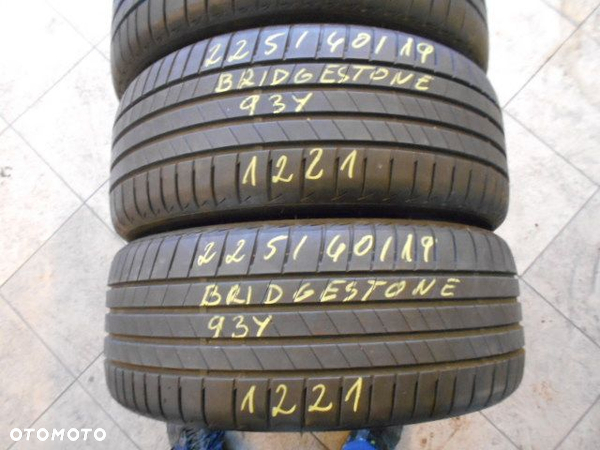 Opony 225/40r19 bridgestone turanza t005 6,5mm lato komplet - 2