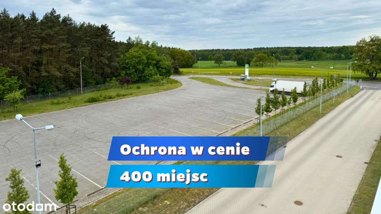 Baza flotowa i parking TIR do 400 miejsc | Poznań | Ochrona 24/7