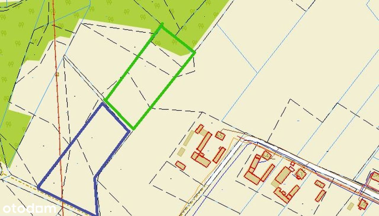 2 działki rolne 1,65 ha w Woli Łagowskiej