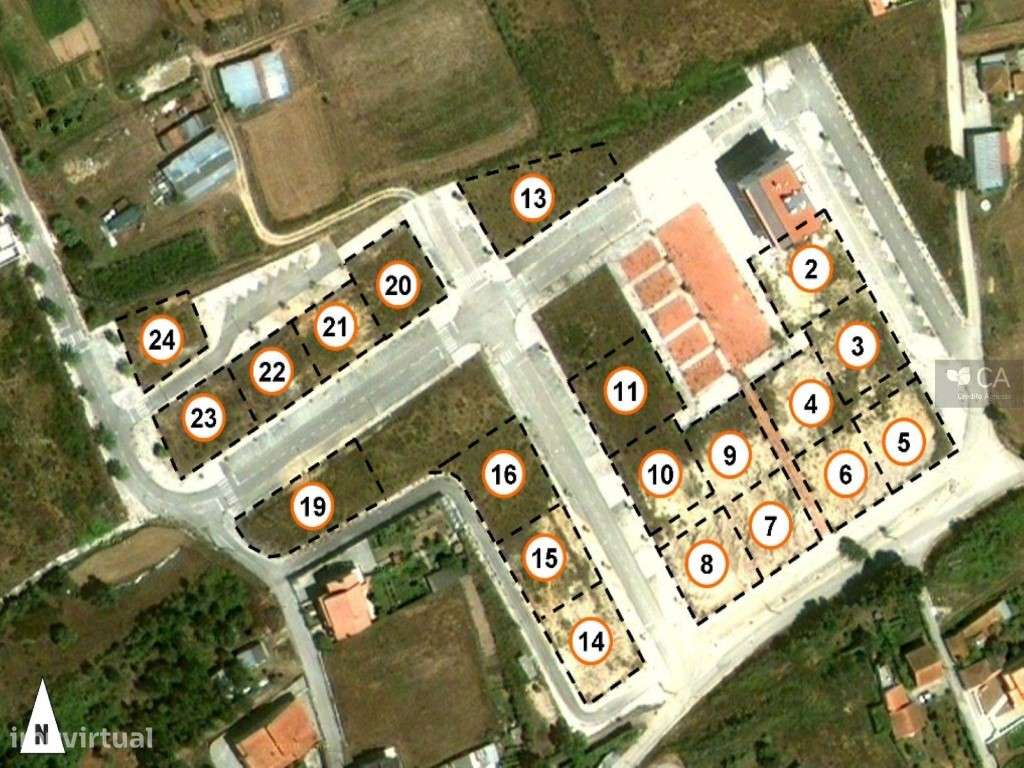 Lote de terreno p/construção - Granja do Ulmeiro - Grande imagem: 2/3