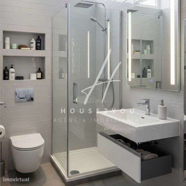 Apartamento T2 Para Arrendar Totalmente Remodelado - Grande imagem: 4/7