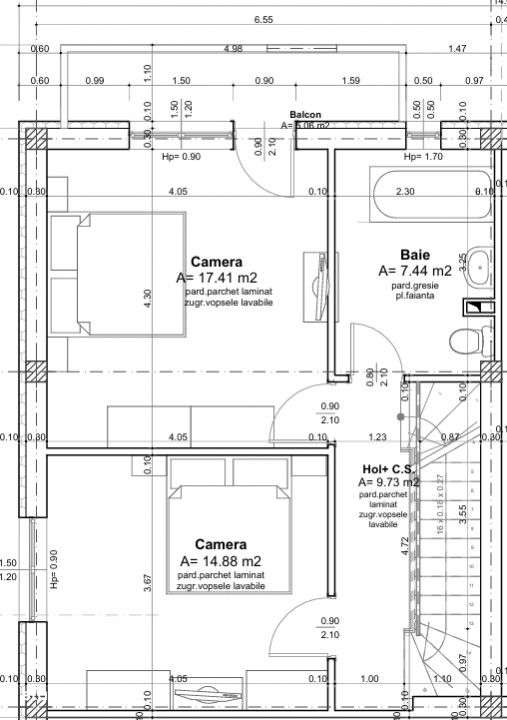 Vanzare Casa Tip Cub P+1+M /Bragadiru strada Crisul Repede - Imagine principală: 4/5