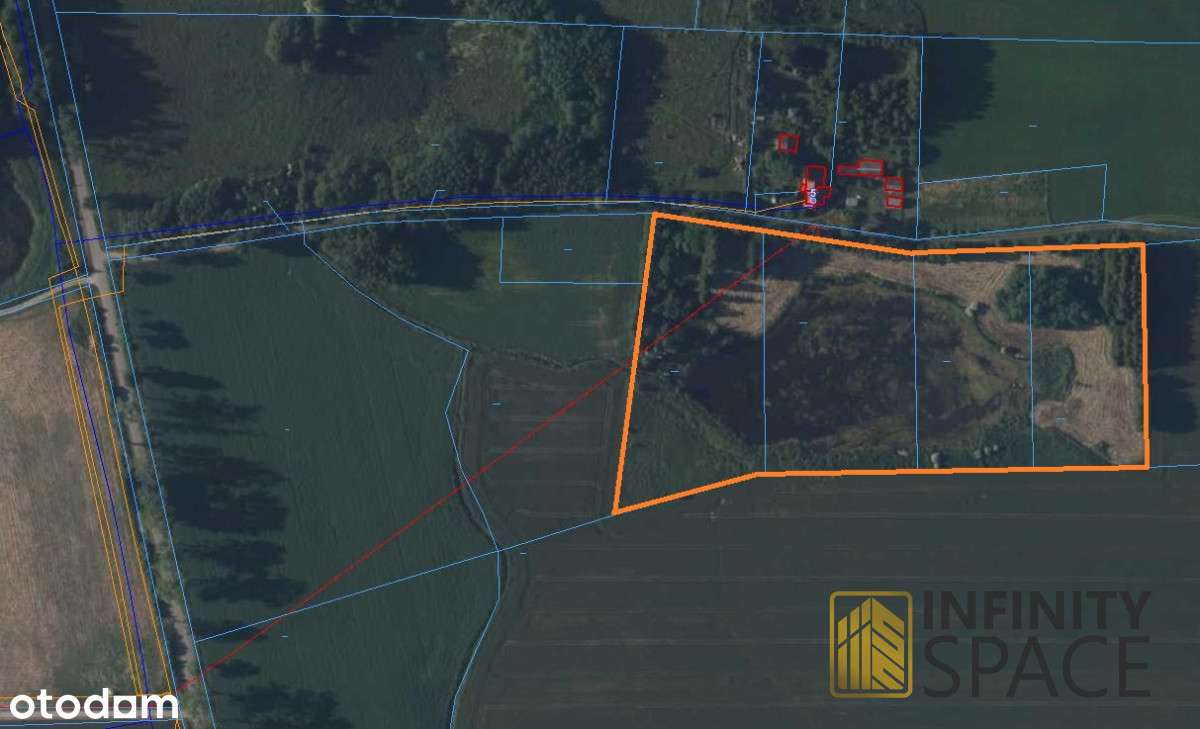 Działka 3,5 ha ze stawem na Warmii | WZ na 4 domy - Pełny obrazek: 4/5