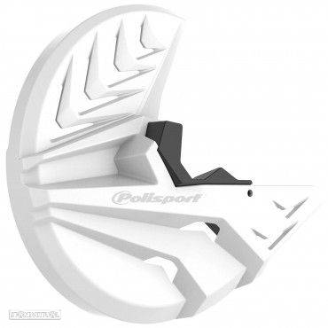 protetor de disco e ponteira da forqueta polisport branco yamaha yz 125 / 250 / 450 - 1