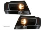 Faruri LED compatibil cu Jeep Grand Cherokee (1999-2004) Tube Light Negru - 2