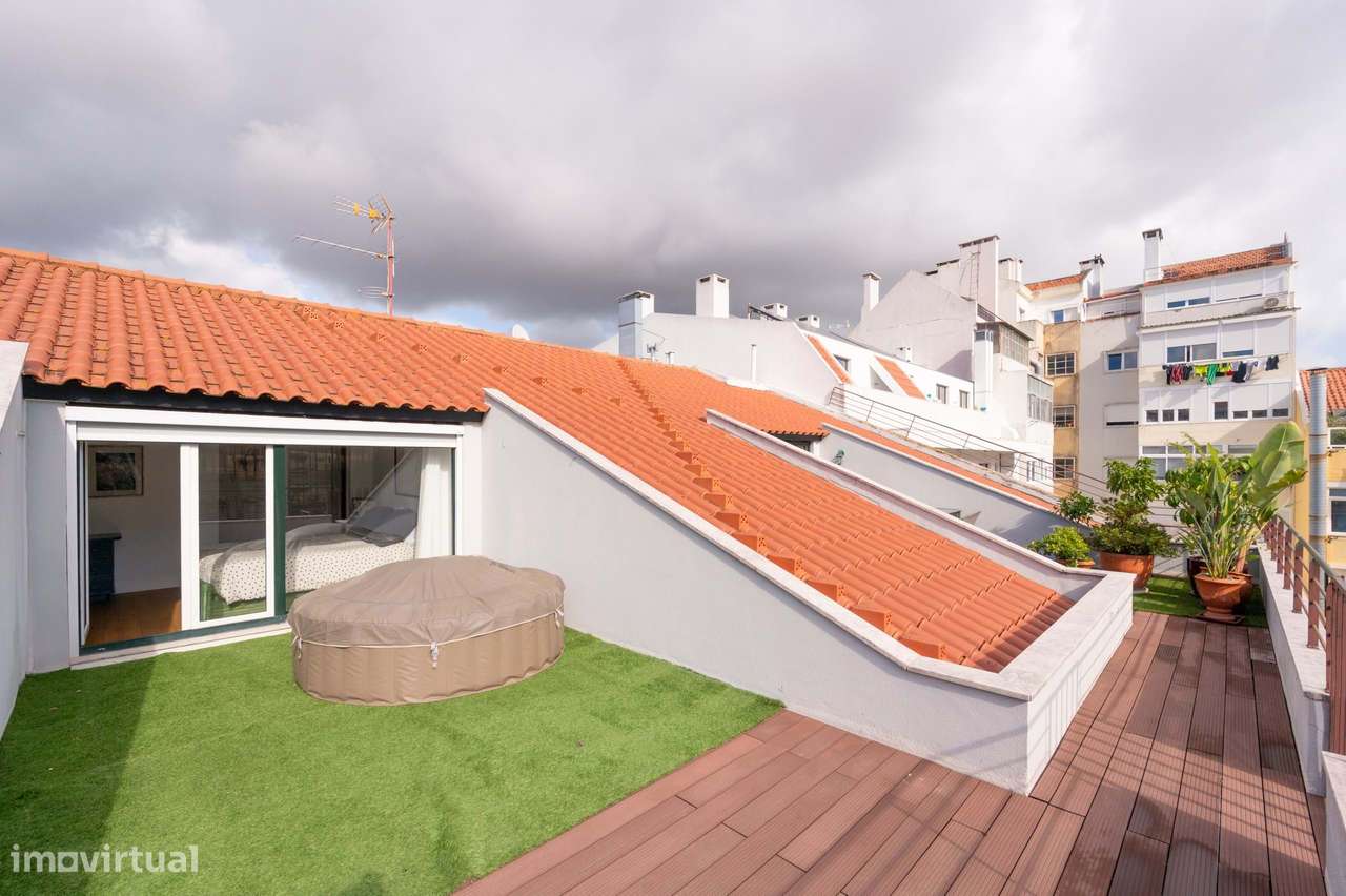 Apartamento T2 com 4 terraços e garagem nas Avenidas Novas, Lisboa-28