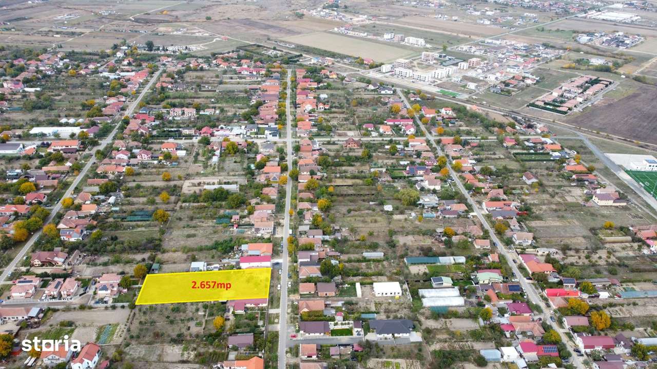 Teren 2.657 mp – toate utilitatile– Urseni, Moșnița Nouă - Imagine principală: 2/9