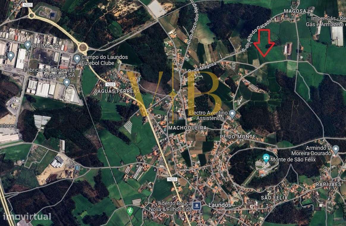 Terreno Rustico em Laundos com eletricidade e cabine - Grande imagem: 4/5