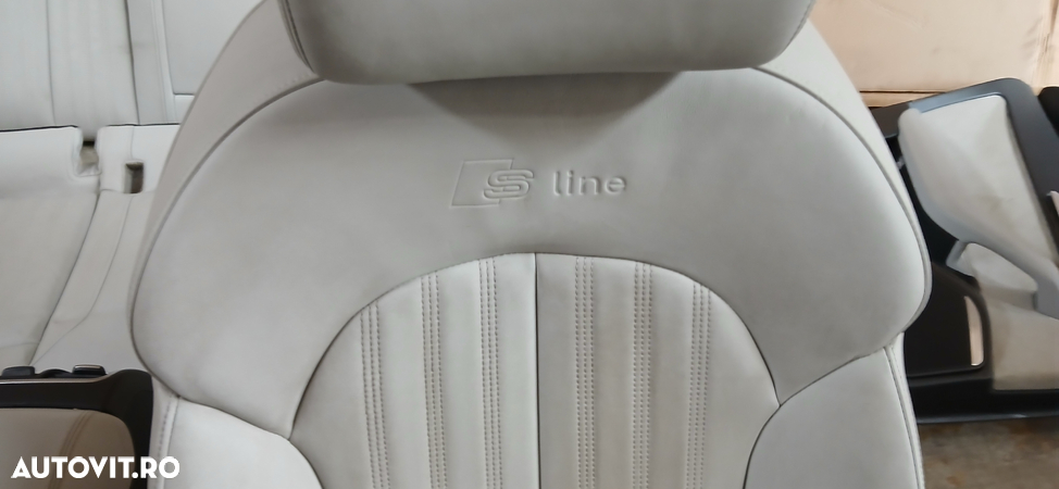 Interior de piele S-line Audi A6 4G c7 2013-2018 - 4