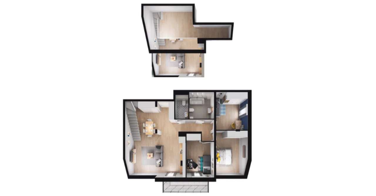 Krzyki, Ołtaszyn | 4 pokoje+antresola | Kameralny budynek - Pełny obrazek: 3/6