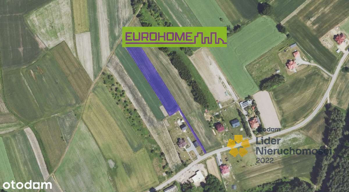 Działka budowlana 39 ar |Łysaków, gmina Czermin|-1